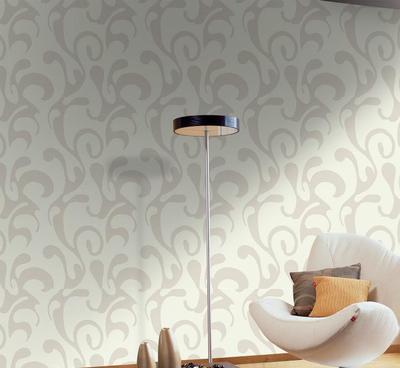 工廠直銷 進口無紡布植絨墻紙 打造客廳臥室的質感空間